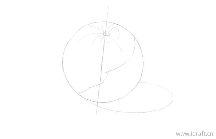 橙子的线描